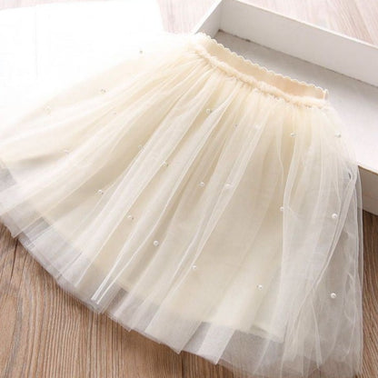 Pearl Tulle Children's Skirt