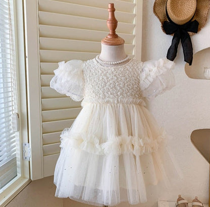 Children's Puffy Tulle Party Dress