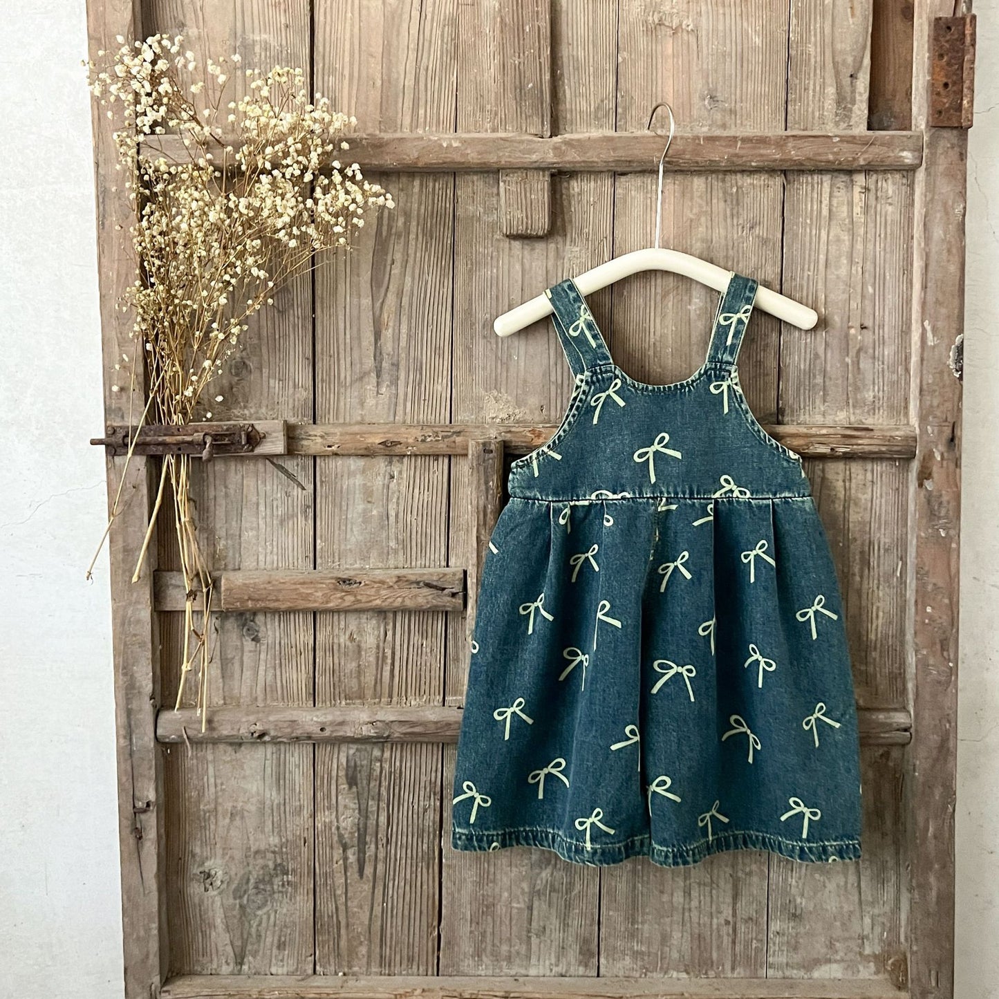 Children's Overalls Jeans Bows