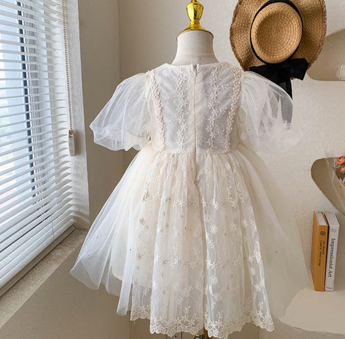 Children's Floral Lace Dress