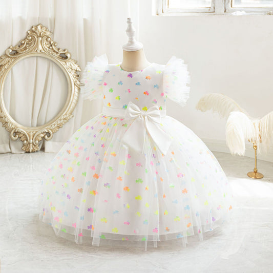 Children's Party Dress Bow