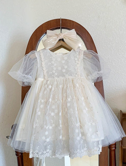 Children's Floral Lace Dress