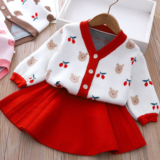 Girls' Bunny and Cherry Children's Set