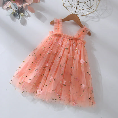 Children's Tulle Flower Dress