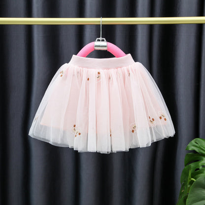 Children's Tulle Teddy Bear Skirt