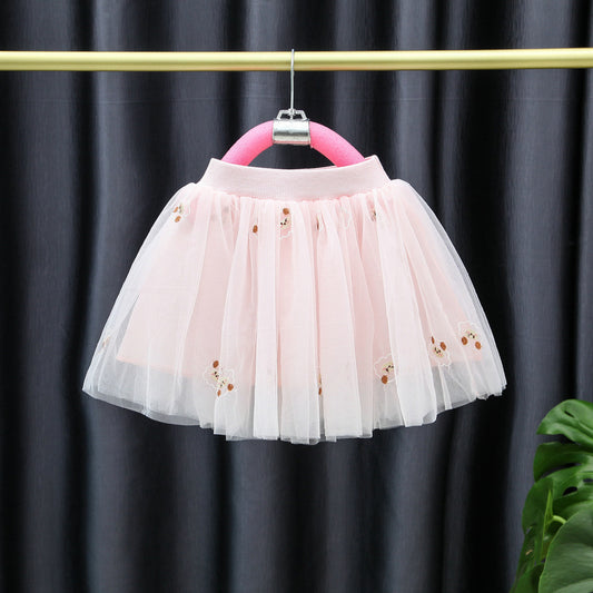 Children's Tulle Teddy Bear Skirt