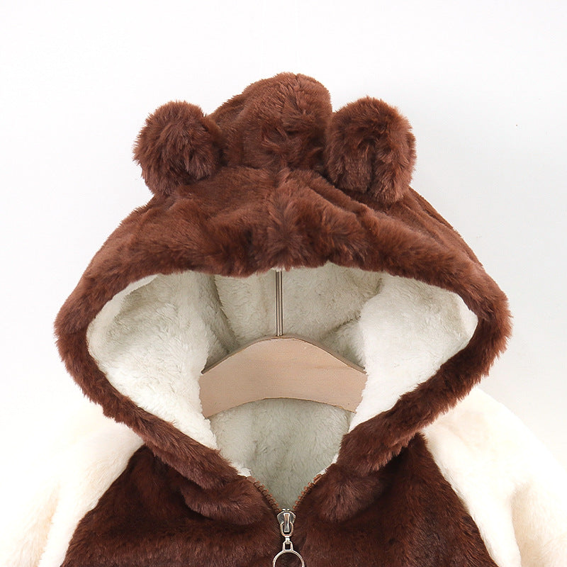 Children's Plush Teddy Bear Coat