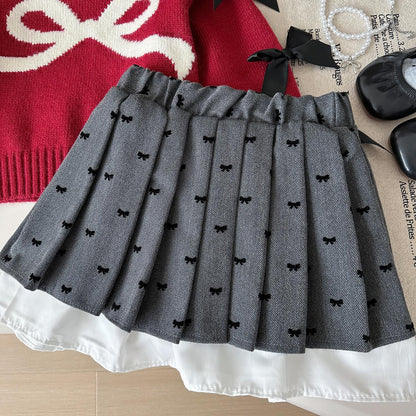 Children's Winter Bow Set