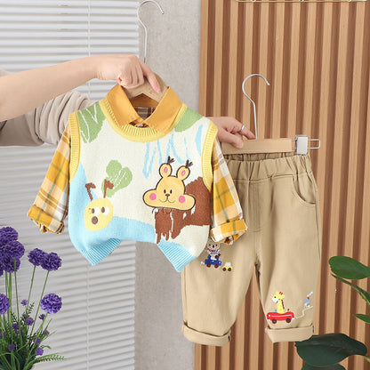 Men's Children's Set 3 Pieces Animals