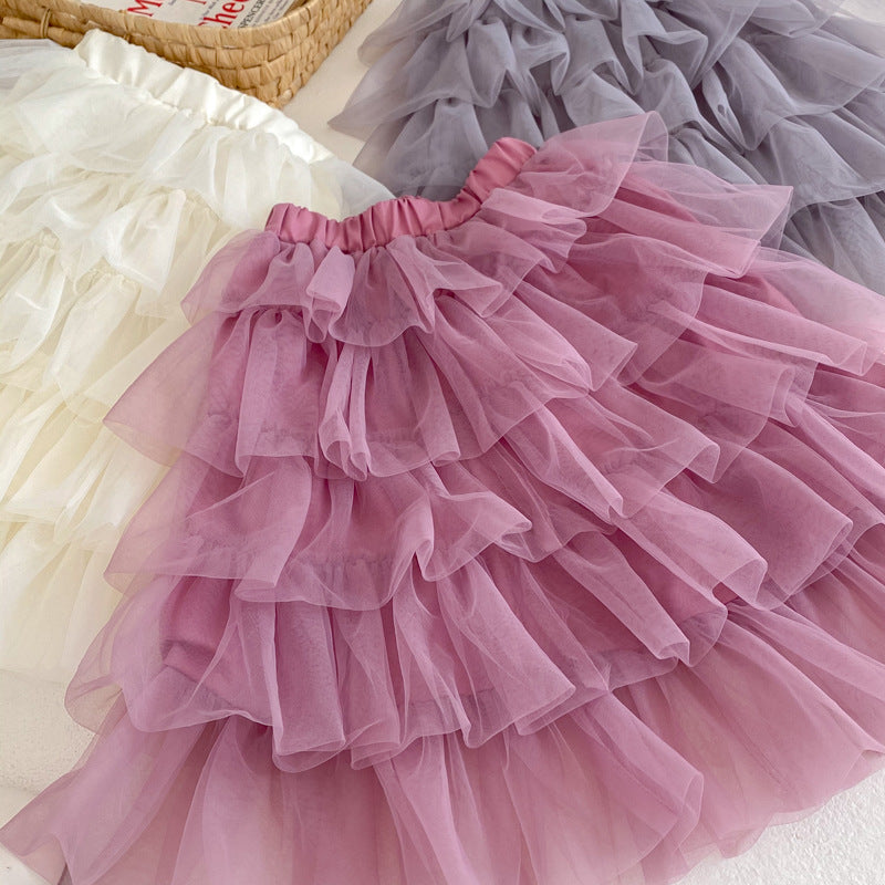 Layered Tulle Children's Skirt