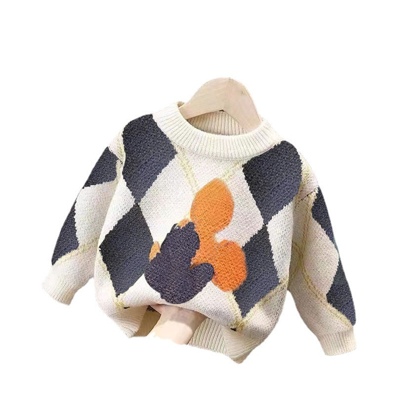 Men's Children's Winter Knitted Blouse