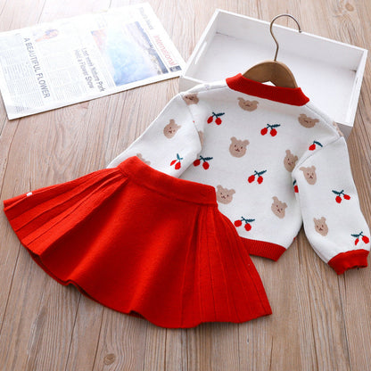 Girls' Bunny and Cherry Children's Set