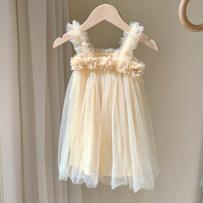 Tule Flowers Children's Dress