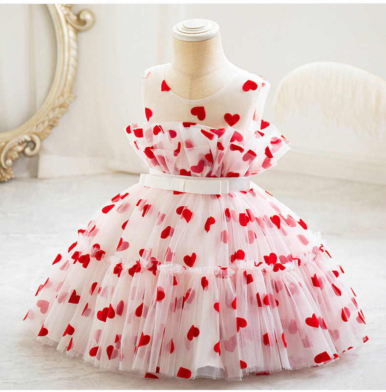 Little Hearts Children's Party Dress