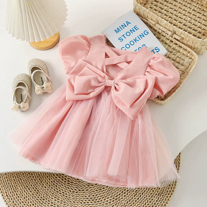 Children's Tulle Lace Dress