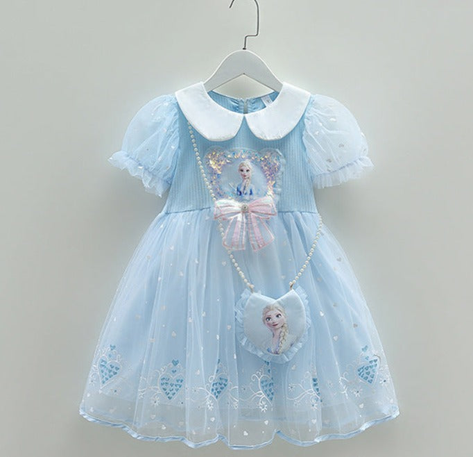 Children's Tulle Elsa Frozen Dress