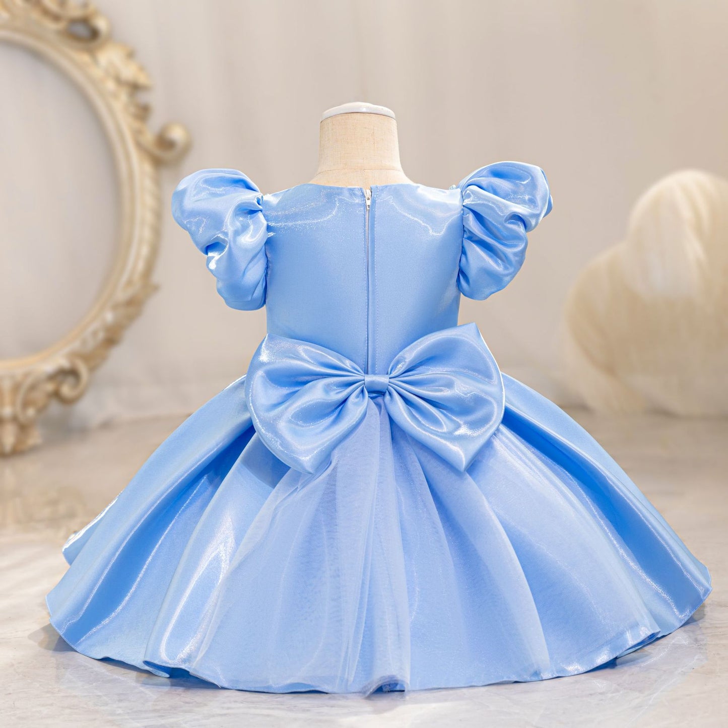 Pearls and Bow Party Dress