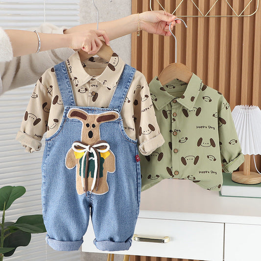 Men's Children's Set Puppy Cord