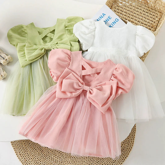 Children's Tulle Lace Dress