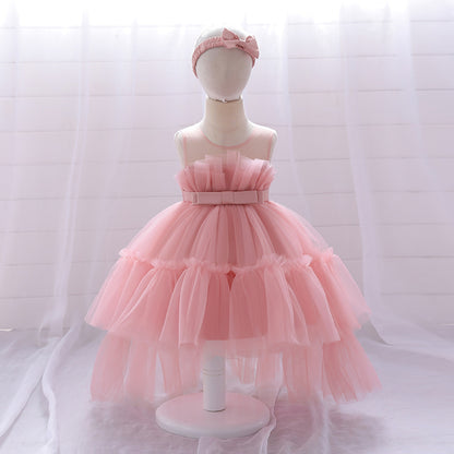 Lace Tulle Children's Party Dress