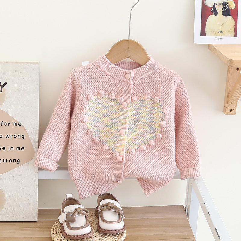 Children's Winter Heart Blouse