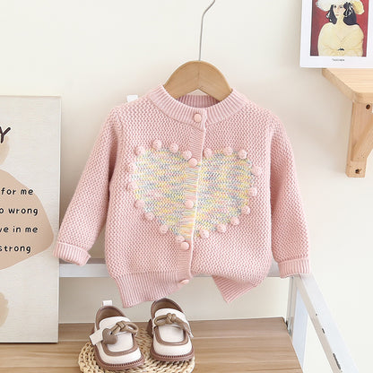 Children's Winter Heart Blouse