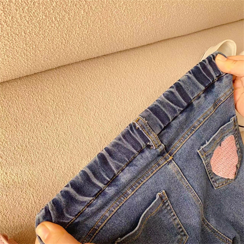 Girls' Jeans Heart