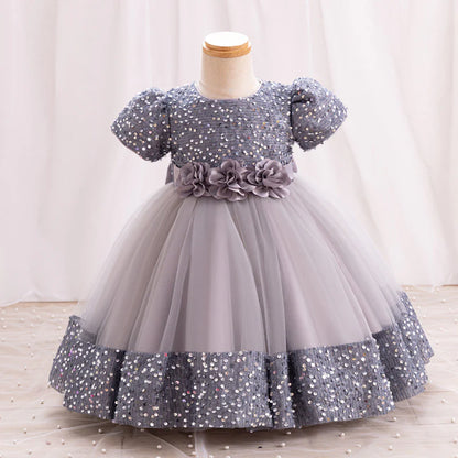 Children's Bright Flowers Dress