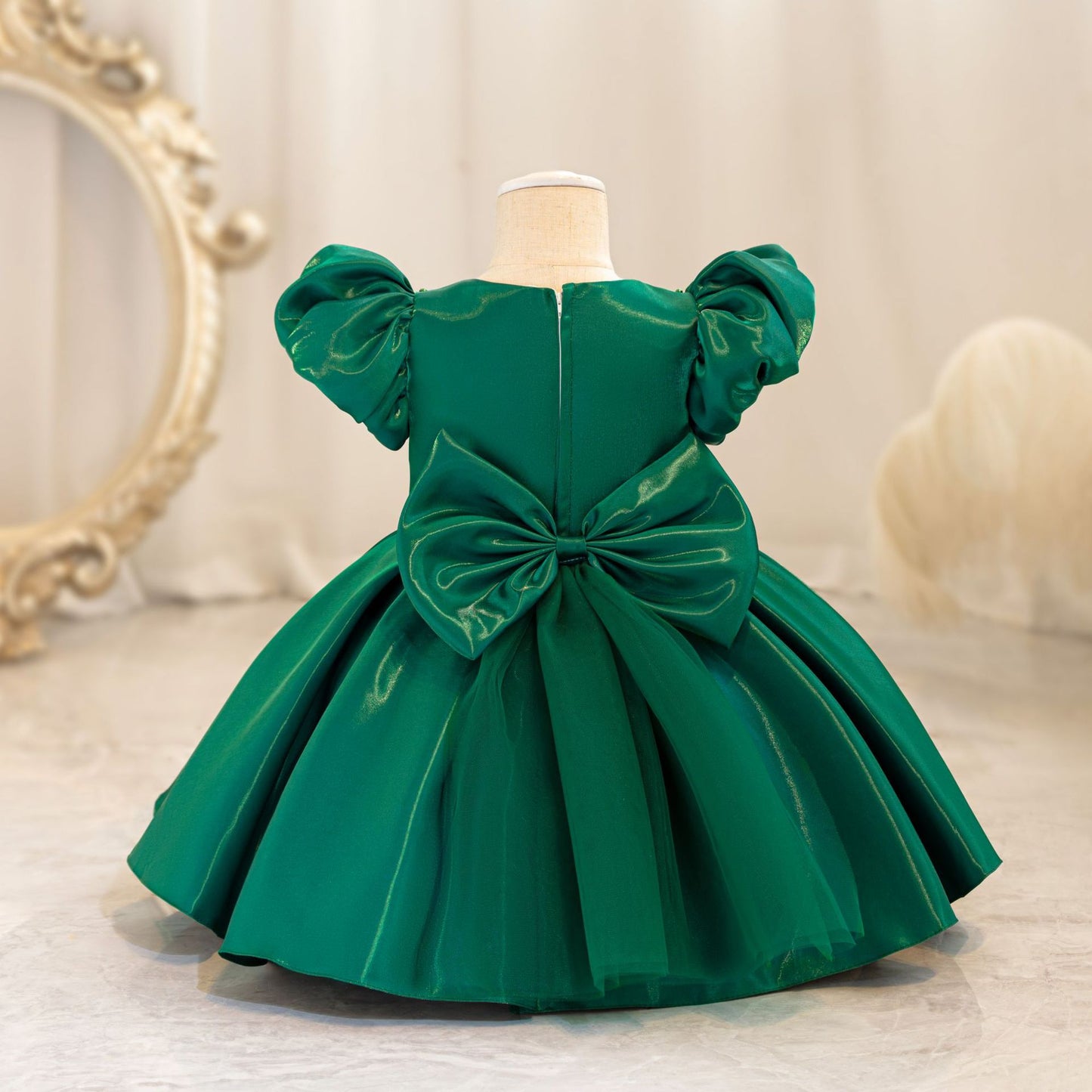 Pearls and Bow Party Dress