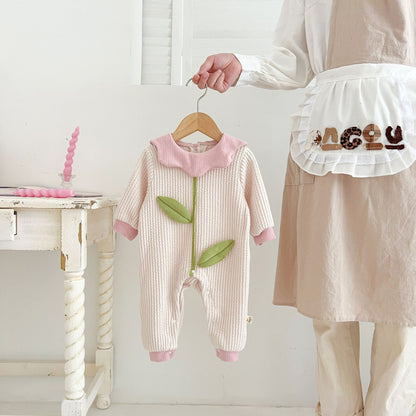 Infant Girl's Jumpsuit Flower