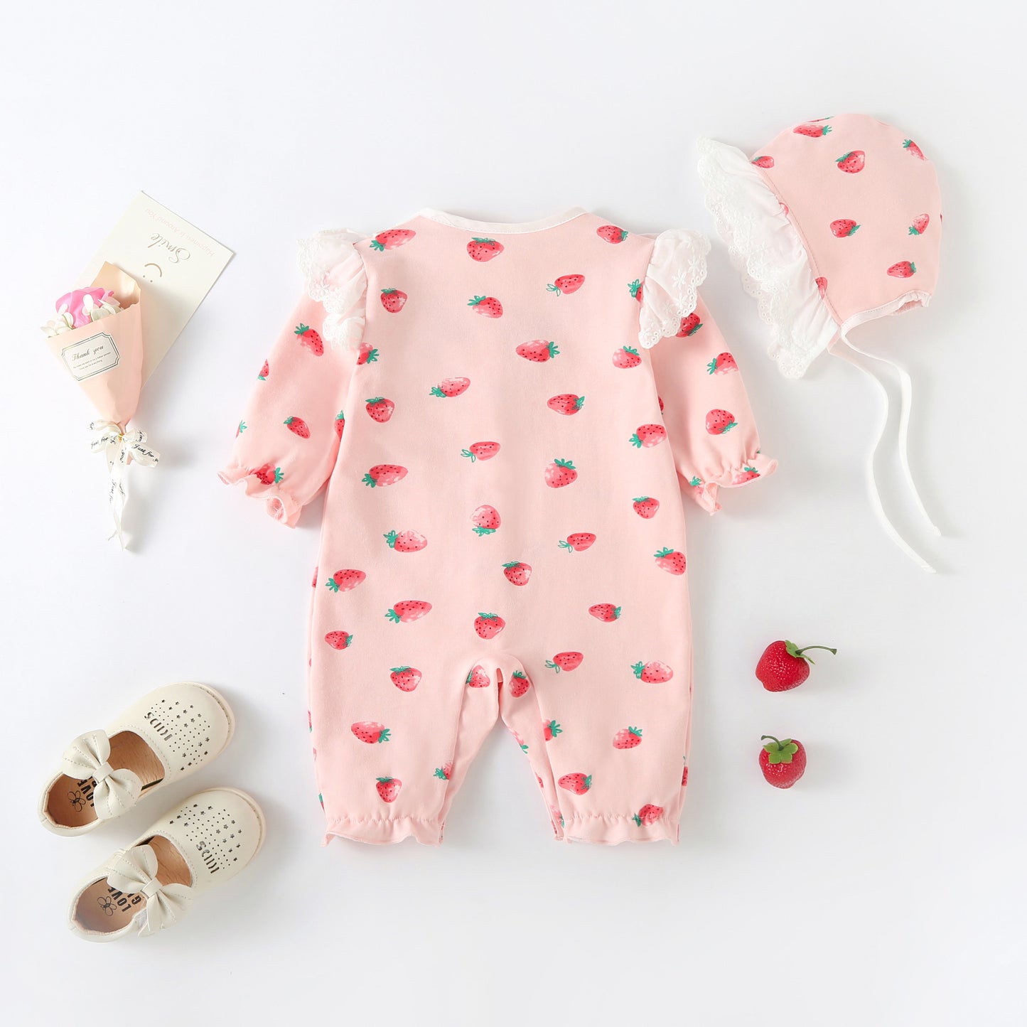 Strawberry Shortcake Girls' Jumpsuit