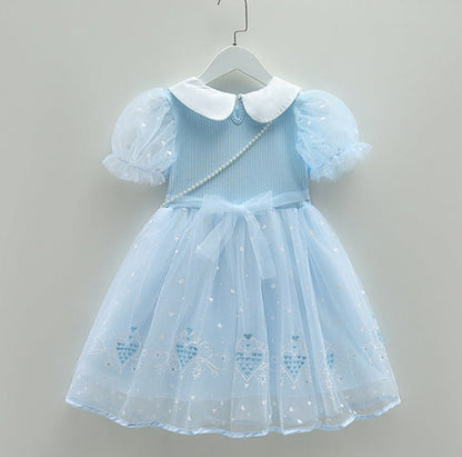 Children's Tulle Elsa Frozen Dress