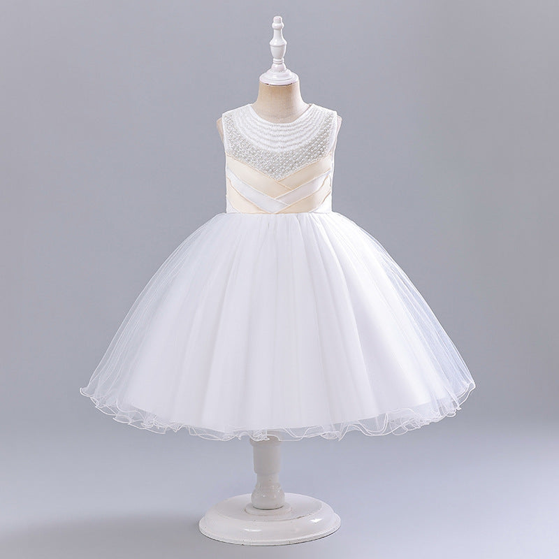 Tulle and Pearls Party Dress