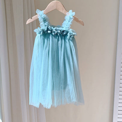 Tule Flowers Children's Dress