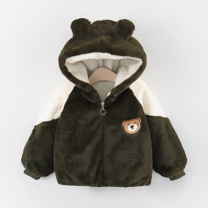 Children's Plush Teddy Bear Coat