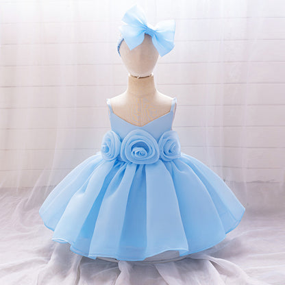 Children's Tulle Flower Dress