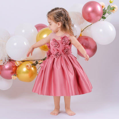 Little Flowers Children's Party Dress