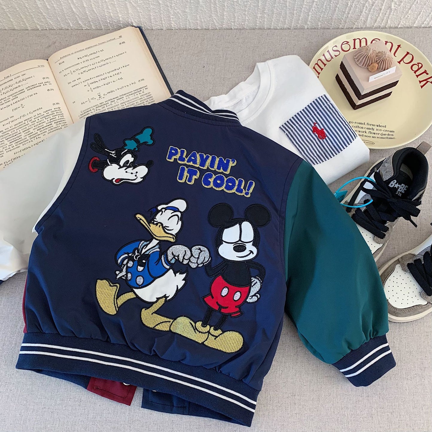 Chaqueta infantil Mickey Stripes 