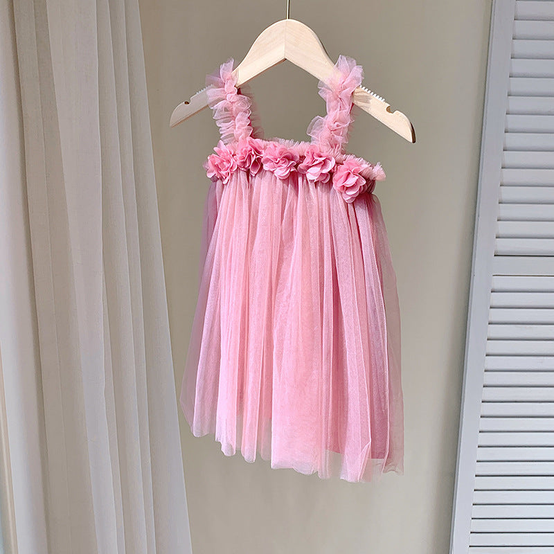 Tule Flowers Children's Dress