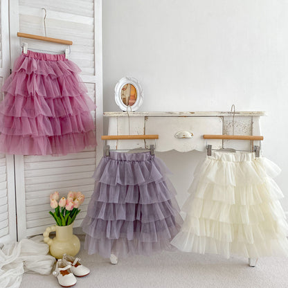 Layered Tulle Children's Skirt