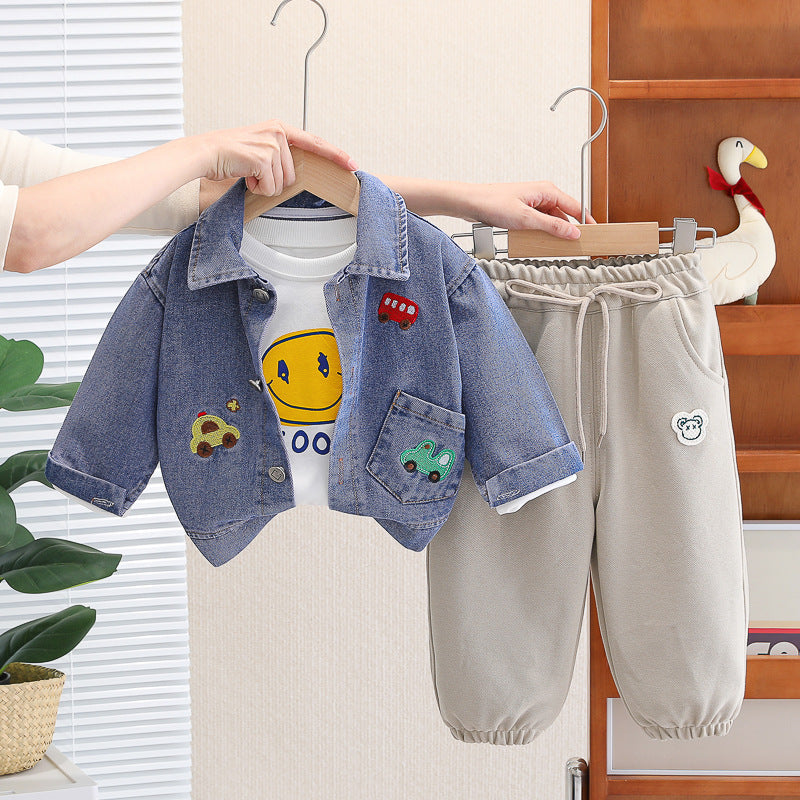 Children's Smilley and Jeans Set