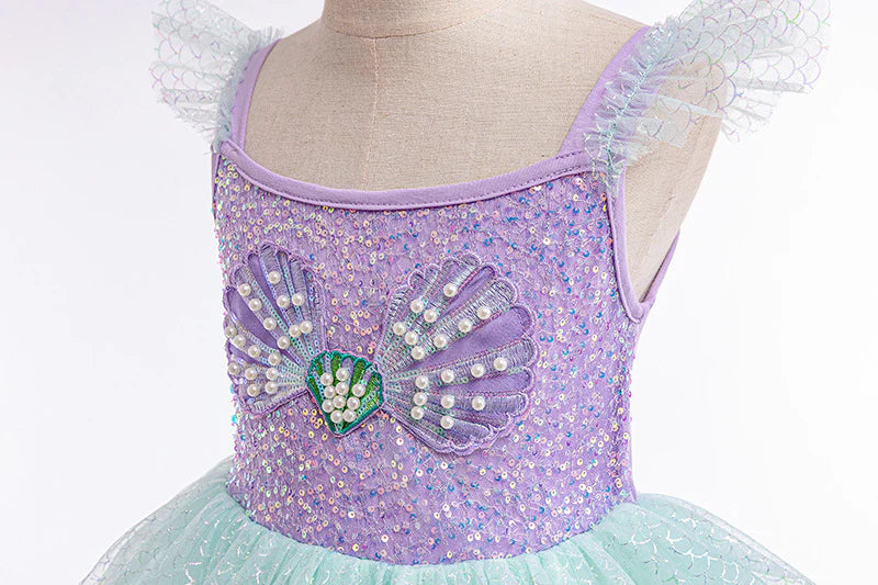 Shiny Mermaid Princess Children's Dress