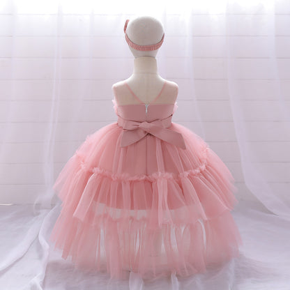 Lace Tulle Children's Party Dress