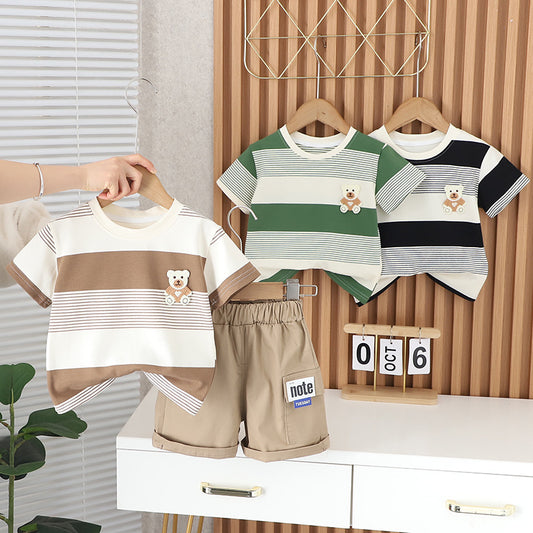 Children's Set Bear Stripes