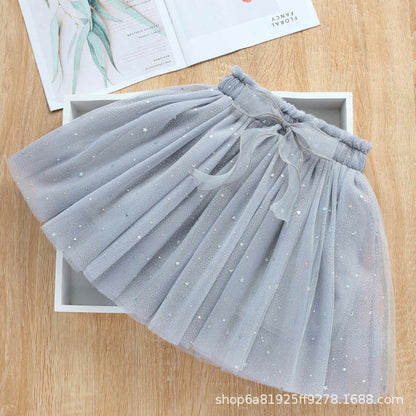 Tulle Skirt with Star Bow