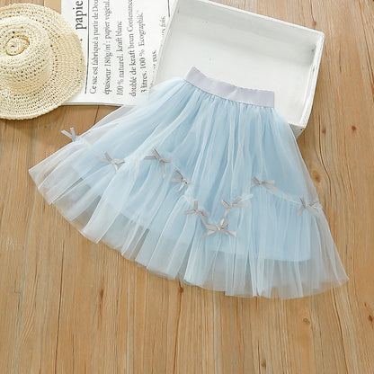 Children's Tulle Bow Skirt