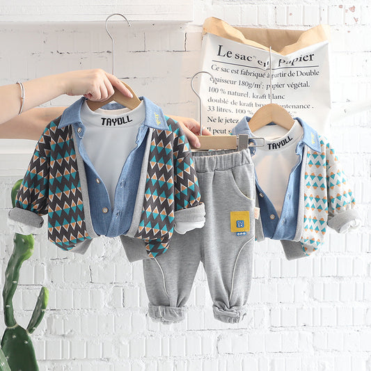 Conjunto de 3 piezas de invierno para niño 
