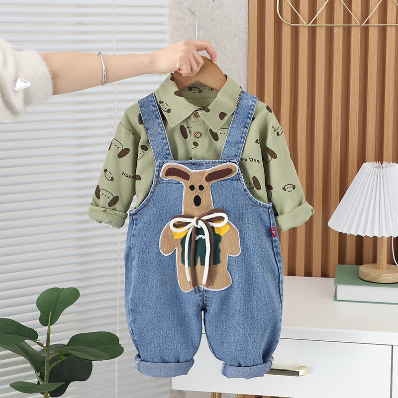 Men's Children's Set Puppy Cord