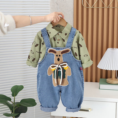 Men's Children's Set Puppy Cord