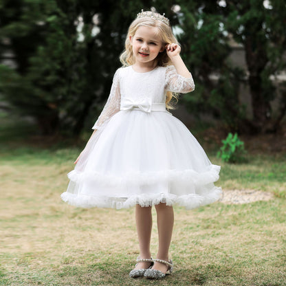 Lace and Bow Party Dress